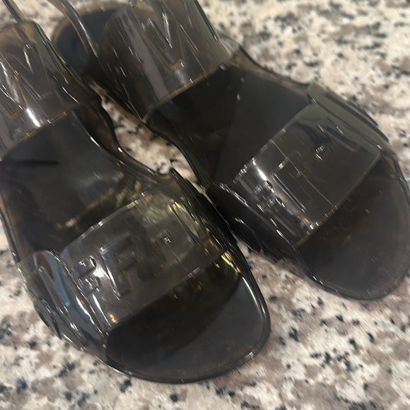 Off-White Transparent Black Sandals - Picture 10 of 17
